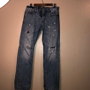 ripped american eagle jeans